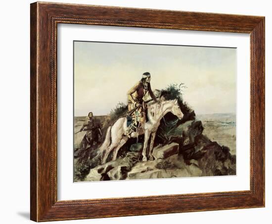 The Lookout-Charles Marion Russell-Framed Giclee Print