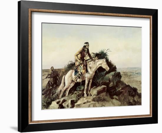 The Lookout-Charles Marion Russell-Framed Giclee Print