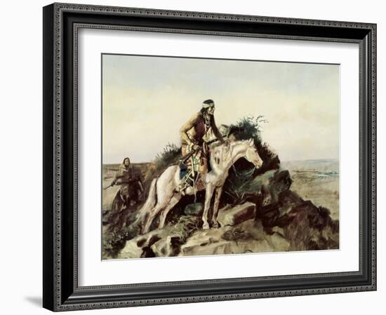 The Lookout-Charles Marion Russell-Framed Giclee Print