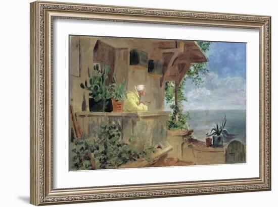 The Lookout-Carl Spitzweg-Framed Giclee Print