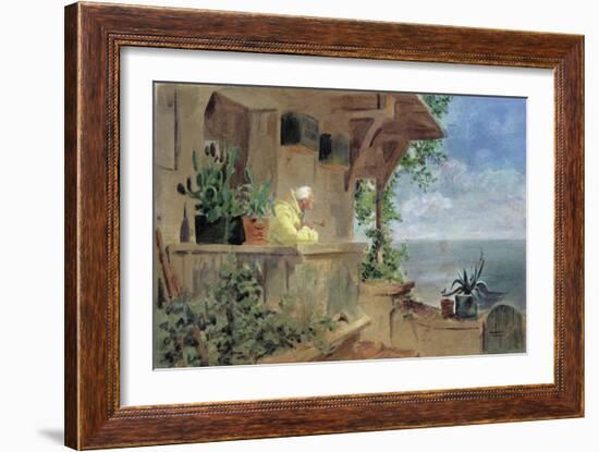 The Lookout-Carl Spitzweg-Framed Giclee Print