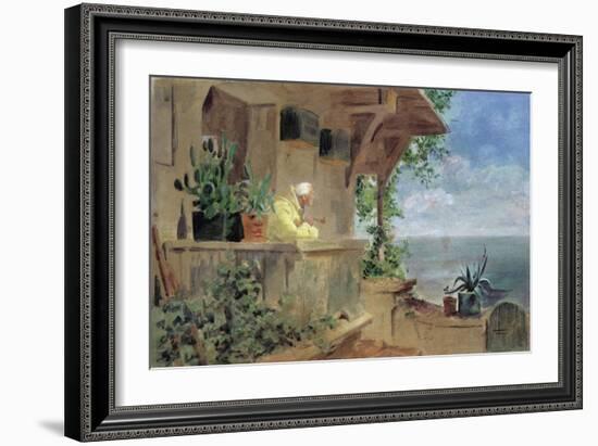 The Lookout-Carl Spitzweg-Framed Giclee Print