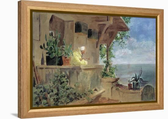 The Lookout-Carl Spitzweg-Framed Premier Image Canvas