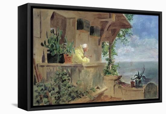 The Lookout-Carl Spitzweg-Framed Premier Image Canvas