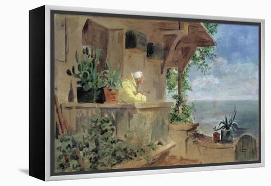 The Lookout-Carl Spitzweg-Framed Premier Image Canvas