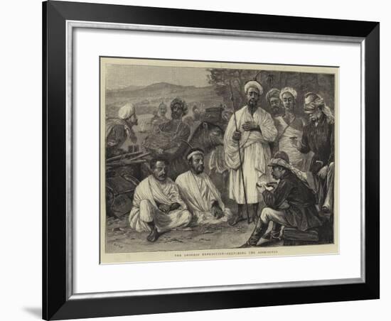 The Looshai Expedition, Sketching the Aborigines-Joseph Nash-Framed Giclee Print