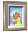 The Lorax (on blue)-Theodor (Dr. Seuss) Geisel-Framed Art Print