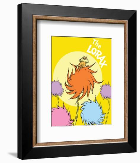 The Lorax (on yellow)-Theodor (Dr. Seuss) Geisel-Framed Art Print