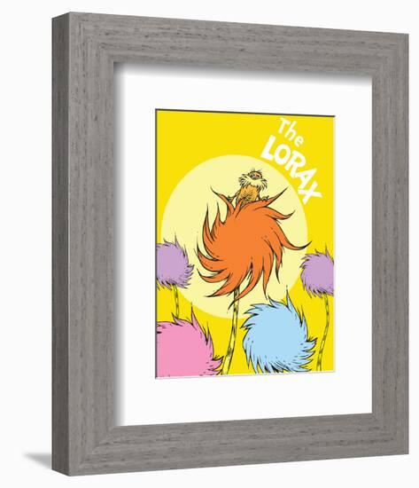 The Lorax (on yellow)-Theodor (Dr. Seuss) Geisel-Framed Art Print