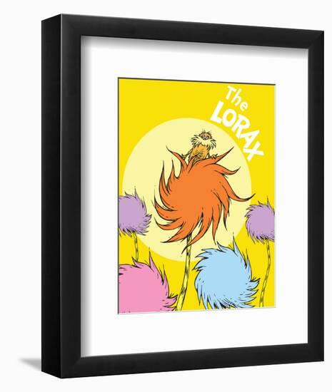 The Lorax (on yellow)-Theodor (Dr. Seuss) Geisel-Framed Art Print