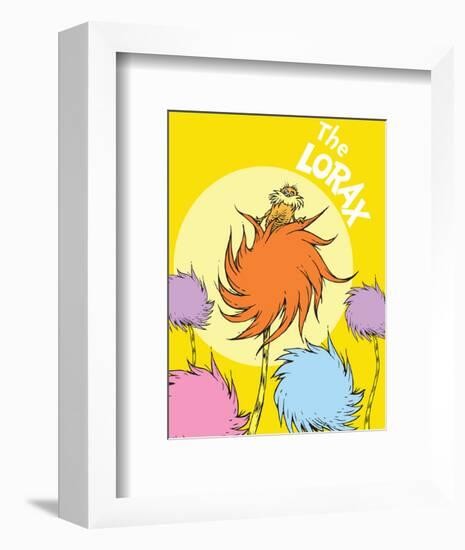 The Lorax (on yellow)-Theodor (Dr. Seuss) Geisel-Framed Art Print