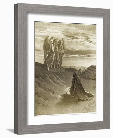 The Lord Appearing Before Abraham-Gustave Doré-Framed Giclee Print