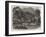 The Lord-Lieutenant in Killarney, the Viceregal Barge Shooting the Rapids of Old Weir-Bridge-null-Framed Giclee Print