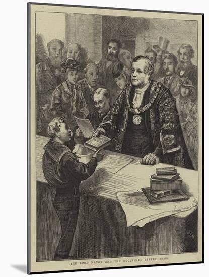 The Lord Mayor and the Reclaimed Street Arabs-Edward Frederick Brewtnall-Mounted Giclee Print