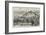 The Lord Mayor's Procession Crossing London Bridge-null-Framed Giclee Print