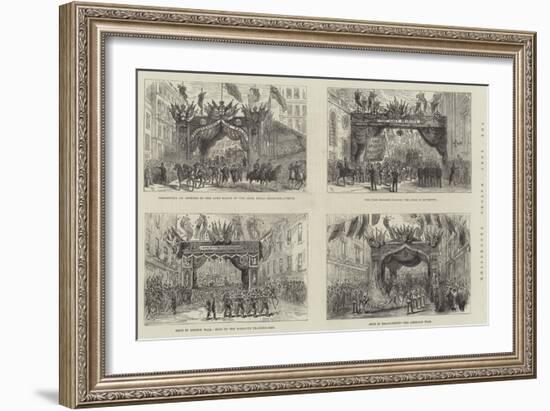 The Lord Mayor's Procession-Frank Watkins-Framed Giclee Print