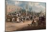 The Lord Nelson Inn, Cheam, 1838 (Coloured Engraving)-James Pollard-Mounted Giclee Print