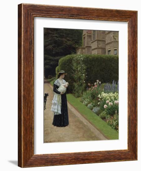 The Lord of the Manor-Edmund Blair Leighton-Framed Giclee Print