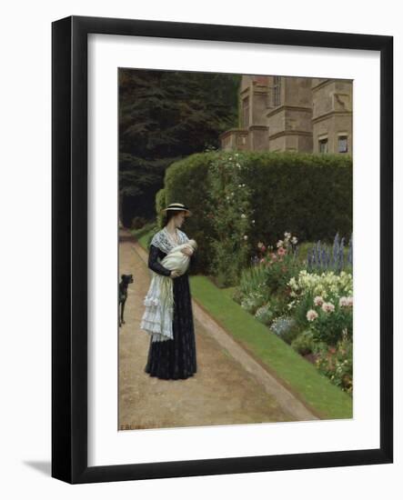 The Lord of the Manor-Edmund Blair Leighton-Framed Giclee Print