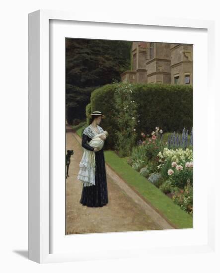 The Lord of the Manor-Edmund Blair Leighton-Framed Giclee Print