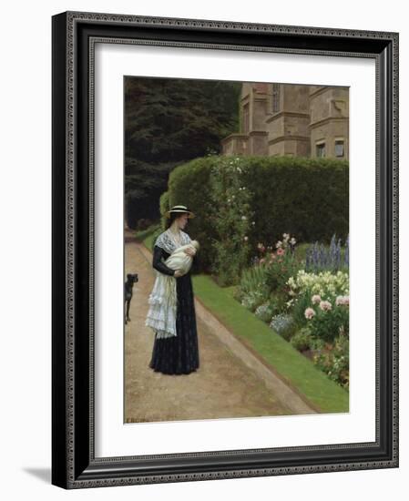 The Lord of the Manor-Edmund Blair Leighton-Framed Giclee Print