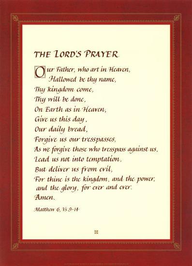 'The Lord's Prayer' Art Print | Art.com