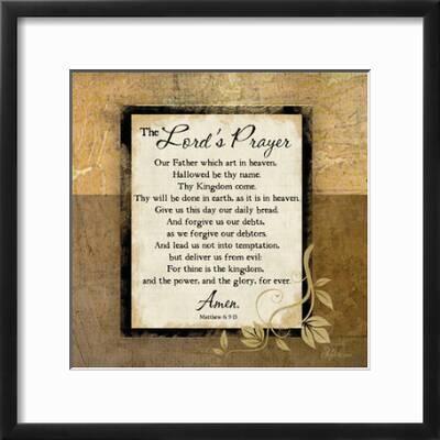 The Lord S Prayer Art Print By Jennifer Pugh Art Com
