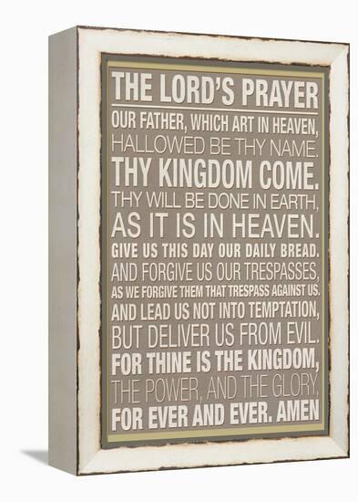 The Lord's Prayer-null-Framed Stretched Canvas