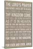 The Lord's Prayer-null-Mounted Art Print