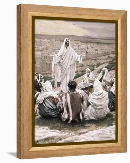 The Lord's Prayer-James Tissot-Framed Premier Image Canvas