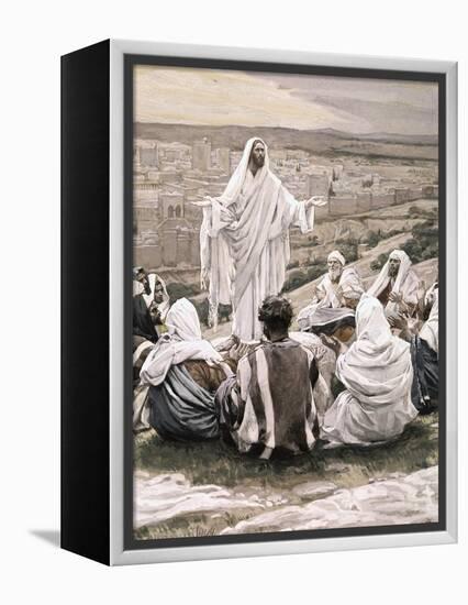 The Lord's Prayer-James Tissot-Framed Premier Image Canvas