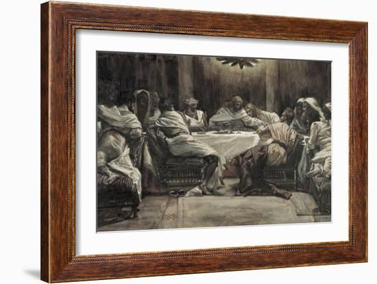 The Lord's Supper-James Tissot-Framed Giclee Print