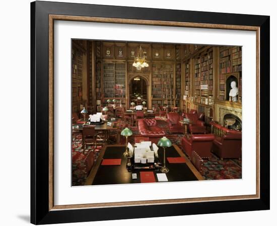 The Lords Library, Houses of Parliament, Westminster, London, England, United Kingdom-Adam Woolfitt-Framed Photographic Print