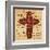 The Lords Prayer Cross-Diane Stimson-Framed Art Print