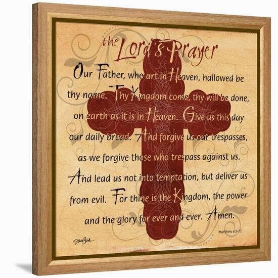 The Lords Prayer Cross-Diane Stimson-Framed Stretched Canvas