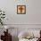 The Lords Prayer Cross-Diane Stimson-Framed Stretched Canvas displayed on a wall