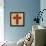 The Lords Prayer Cross-Diane Stimson-Framed Stretched Canvas displayed on a wall