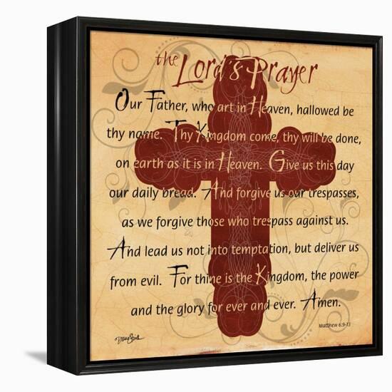 The Lords Prayer Cross-Diane Stimson-Framed Stretched Canvas