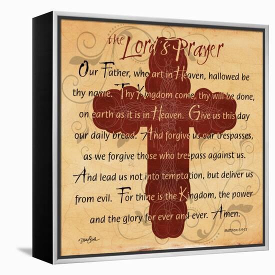 The Lords Prayer Cross-Diane Stimson-Framed Stretched Canvas