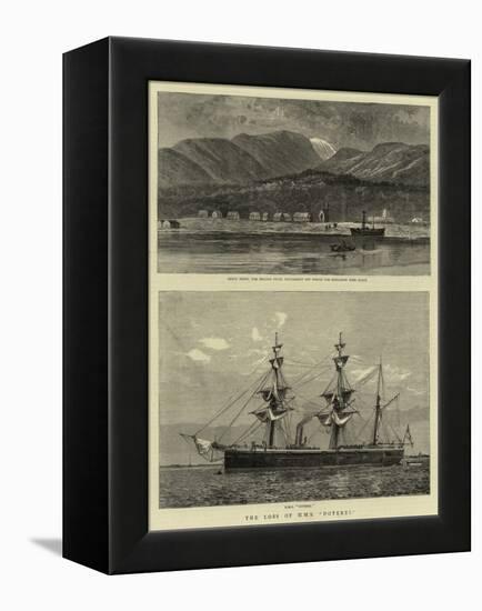 The Loss of H M S Doterel-William Lionel Wyllie-Framed Premier Image Canvas