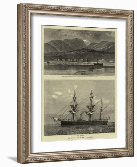The Loss of H M S Doterel-William Lionel Wyllie-Framed Giclee Print