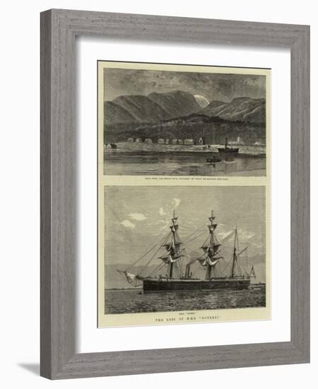 The Loss of H M S Doterel-William Lionel Wyllie-Framed Giclee Print