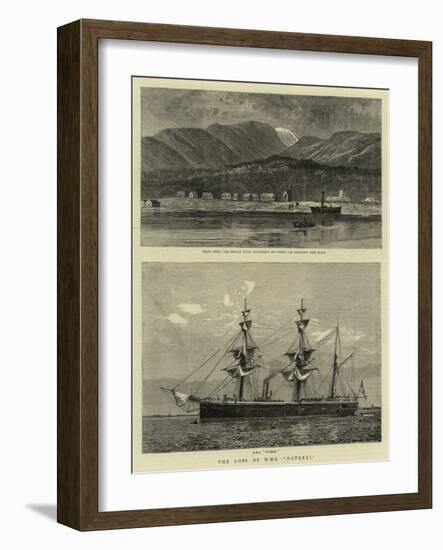The Loss of H M S Doterel-William Lionel Wyllie-Framed Giclee Print