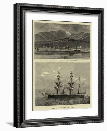 The Loss of H M S Doterel-William Lionel Wyllie-Framed Giclee Print