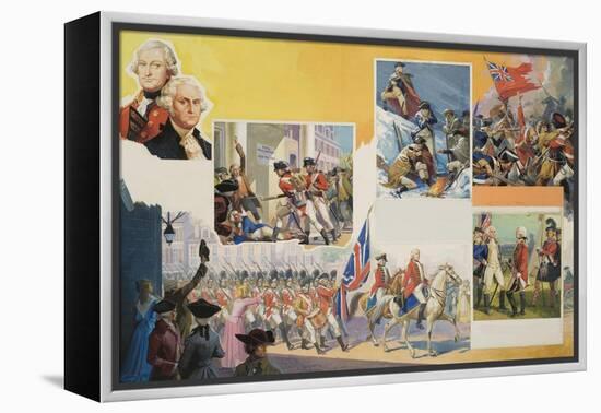 The Loss of the American Colonies-Severino Baraldi-Framed Premier Image Canvas