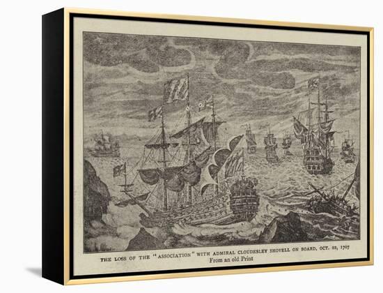 The Loss of the Association with Admiral Cloudesley Shovell on Board, 22 October 1707-null-Framed Premier Image Canvas