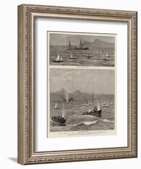 The Loss of the Cape Mail Steamship American-Joseph Nash-Framed Giclee Print