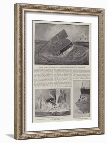 The Loss of the Victoria-Fred T. Jane-Framed Giclee Print