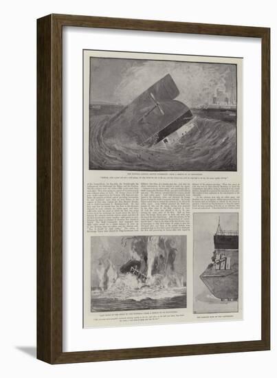 The Loss of the Victoria-Fred T. Jane-Framed Giclee Print