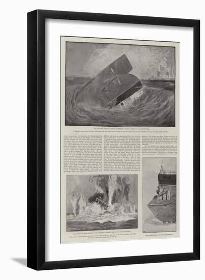 The Loss of the Victoria-Fred T. Jane-Framed Giclee Print